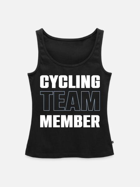 Cycling Team - Frauen Premium Organic Tank Top - Schwarz