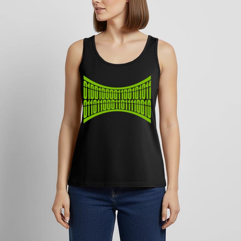 Binary Code Program Language Women’s Premium Organic Tank top