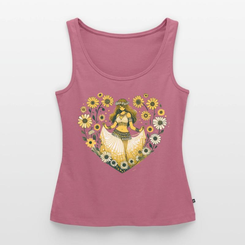 Belly Dancer Daisy Women’s Premium Organic Tank top