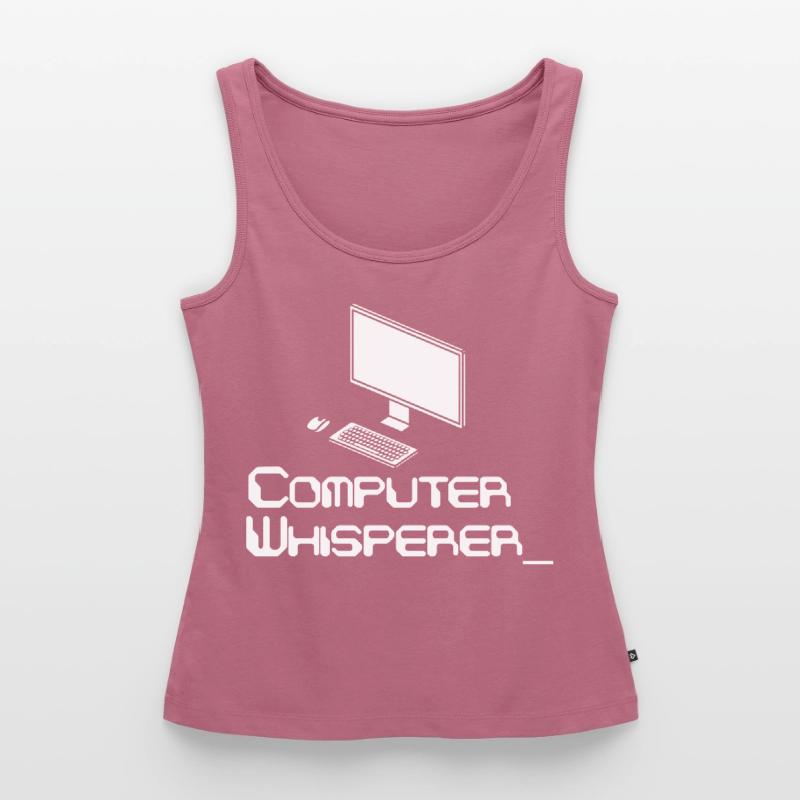 Computer Whisperer Coding Software Women’s Premium Organic Tank top