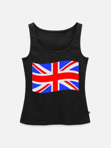 UK - Frauen Premium Organic Tank Top - Schwarz