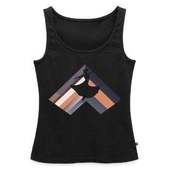 Dance School Dance Sport Dancing - Women’s Premium Organic Tank top - black - Front - AI Model Female 172 light (172cm)