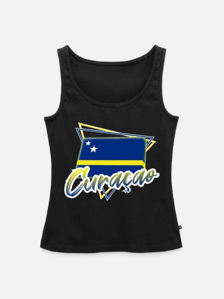 Curaçao - Frauen Premium Organic Tank Top - Schwarz