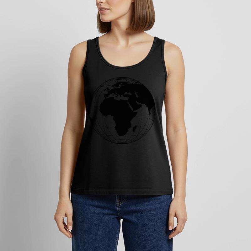 Globe terrestre - globe terrestre globe terrestre globe terrestre globe terrestre Débardeur bio Premium Femme