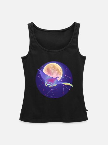 Himmlischer Strahl - Frauen Premium Organic Tank Top - Schwarz