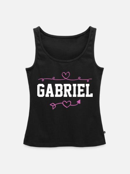 Gabriel - Frauen Premium Organic Tank Top - Schwarz