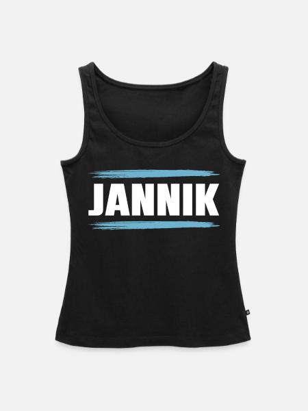 Jannik - Frauen Premium Organic Tank Top - Schwarz
