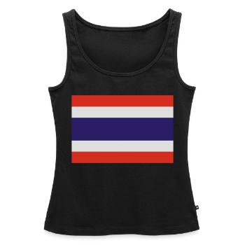 thailand - Débardeur bio Premium Femme - noir - Devant - AI Model Female 172 light (172cm)