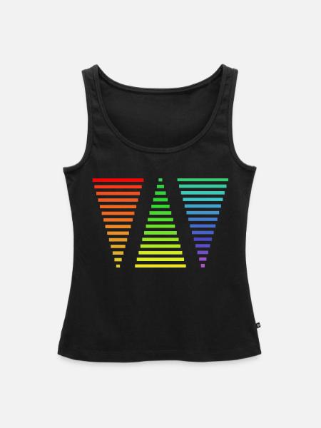 M-AX Farbvolumen - Frauen Premium Organic Tank Top - Schwarz
