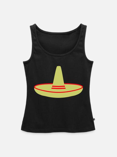 sombrero - Frauen Premium Organic Tank Top - Schwarz