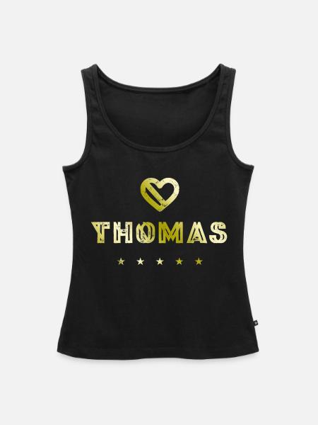 Thomas Herz - Frauen Premium Organic Tank Top - Schwarz
