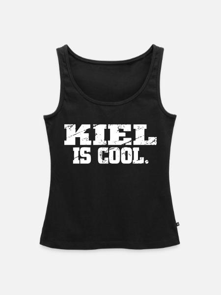 Kiel - Frauen Premium Organic Tank Top - Schwarz