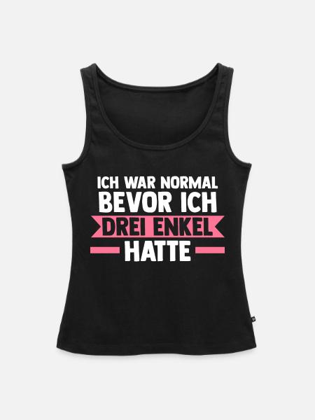Großmutter Großmama Omi Oma - Frauen Premium Organic Tank Top - Schwarz