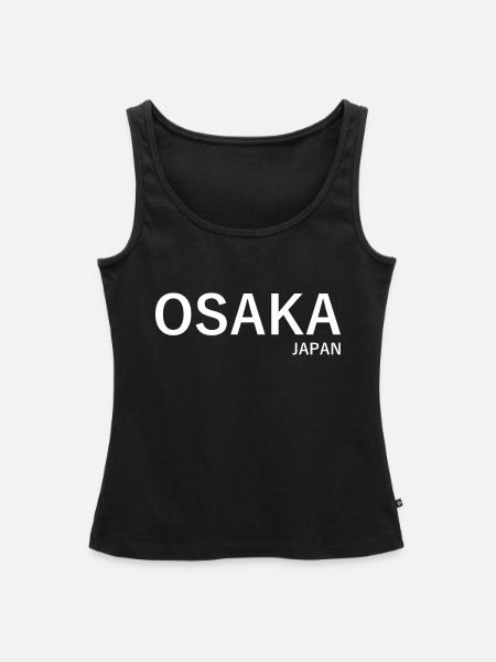 Osaka Japan - Frauen Premium Organic Tank Top - Schwarz