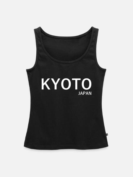 Kyoto Japan - Frauen Premium Organic Tank Top - Schwarz