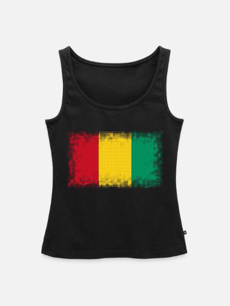 Guinea - Frauen Premium Organic Tank Top - Schwarz