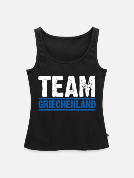 Griechen Grieche Griechenland - Frauen Premium Organic Tank Top - Schwarz