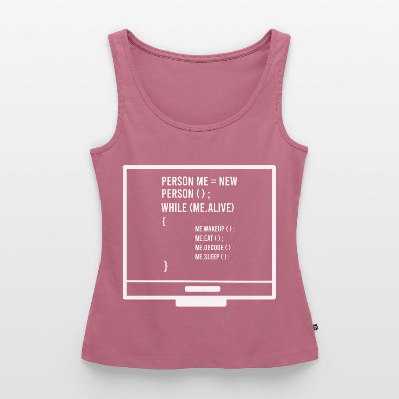 Codierung Programmierung Computerprogrammierer Frauen Premium Organic Tank Top