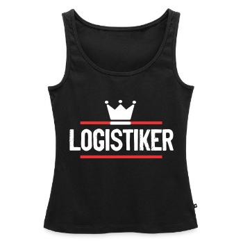 Logistiker Beruf - Frauen Premium Organic Tank Top - Schwarz - Vorne - AI Model Female 172 light (172cm)