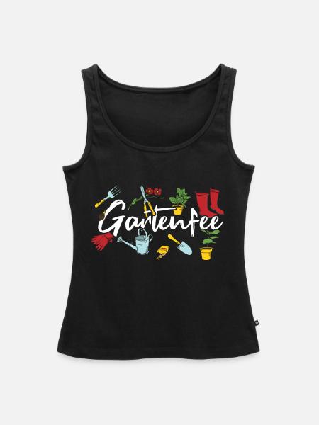 Gartenfee Gärtnerin Garten Gärtnern Kleingarten - Frauen Premium Organic Tank Top - Schwarz