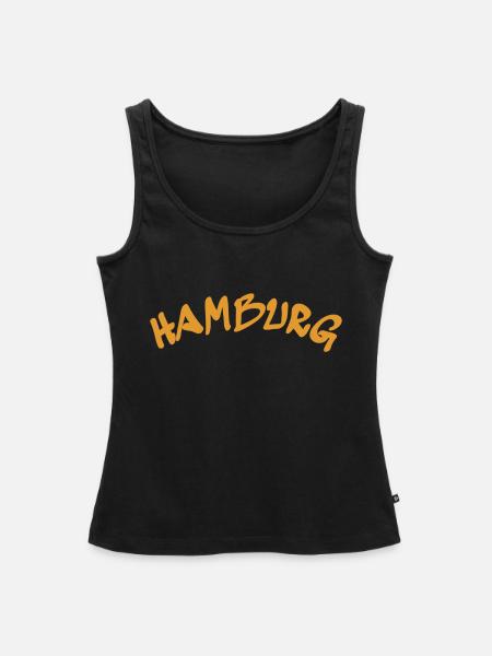 Hamburg - Hansestadt - Deutschland - Germany - Frauen Premium Organic Tank Top - Schwarz