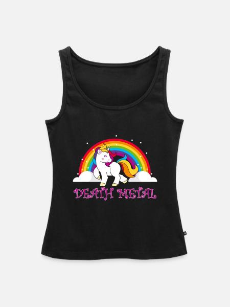 Death Metal - Frauen Premium Organic Tank Top - Schwarz