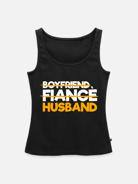 nur Ehemann - Frauen Premium Organic Tank Top - Schwarz
