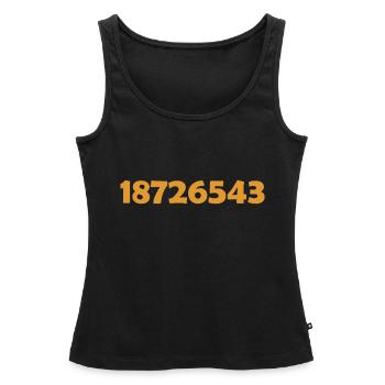 18726543 - LS V8 - Ordre d’allumage - Cylindre - Débardeur bio Premium Femme - noir - Devant - AI Model Female 172 light (172cm)