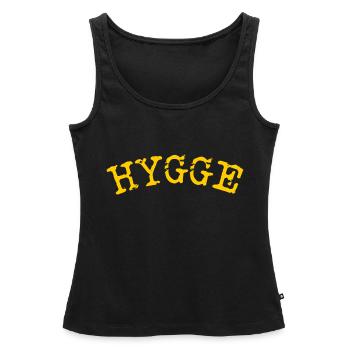 Hygge Scandinavian Lifestyle - Frauen Premium Organic Tank Top - Schwarz - Vorne - AI Model Female 172 light (172cm)