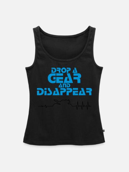 drop a gear Streetfighter - Frauen Premium Organic Tank Top - Schwarz