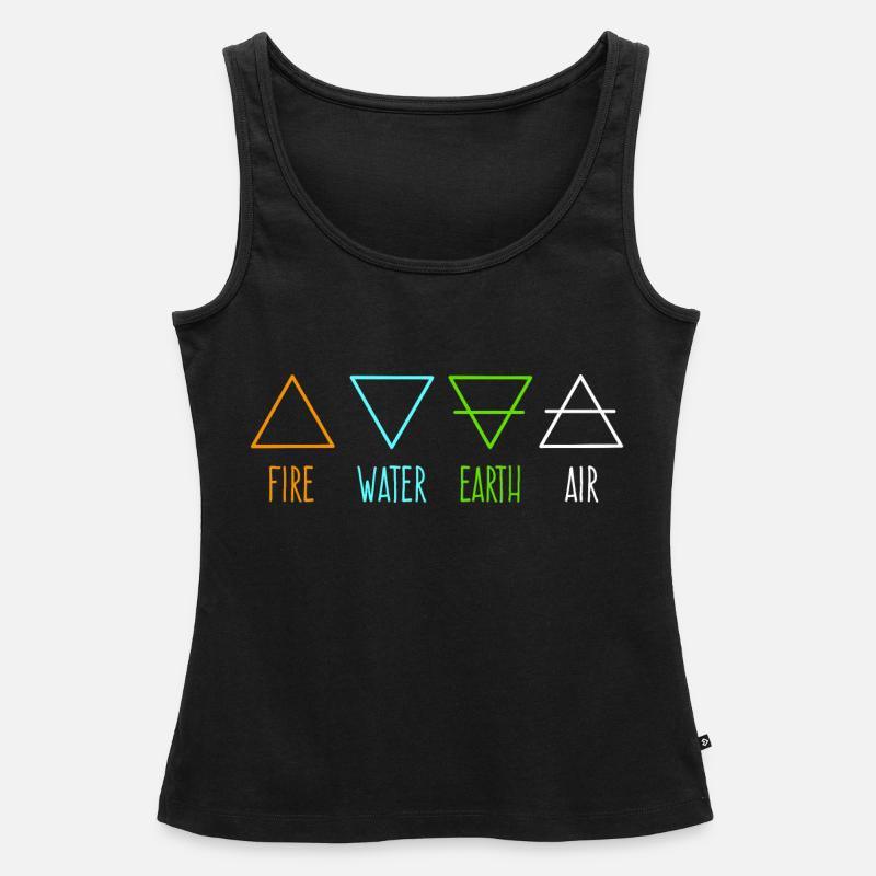 4 Elements - Women’s Premium Organic Tank top - black