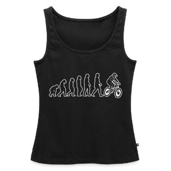 Bicycle Cycling Cyclists Cyclists Cyclists - Women’s Premium Organic Tank top - black - Front - AI Model Female 172 light (172cm)