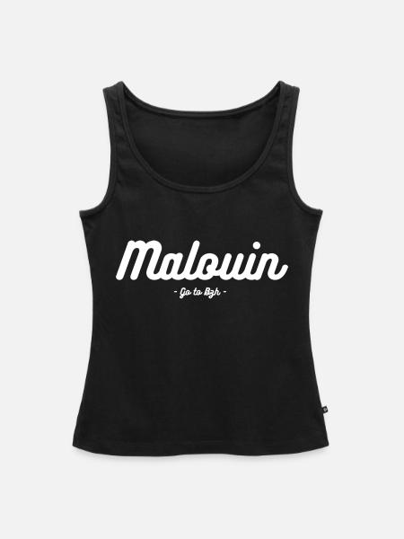 Malouin - Débardeur bio Premium Femme - noir