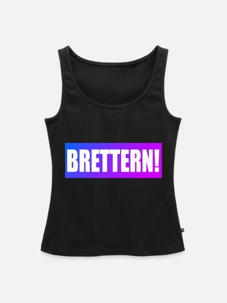 BRETTERN - Frauen Premium Organic Tank Top - Schwarz