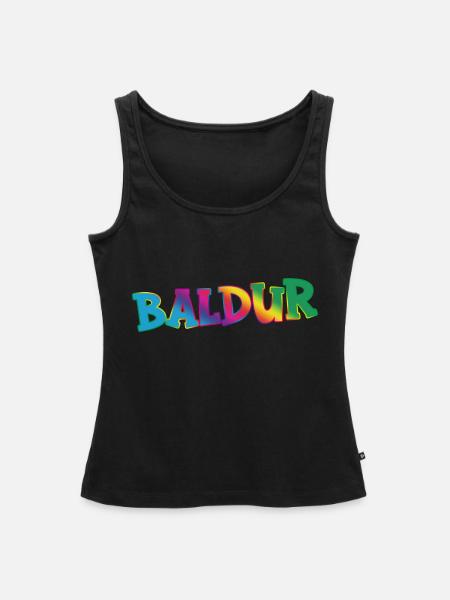 Baldur - Frauen Premium Organic Tank Top - Schwarz