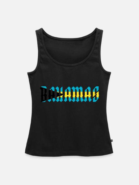 Bahamas - Frauen Premium Organic Tank Top - Schwarz