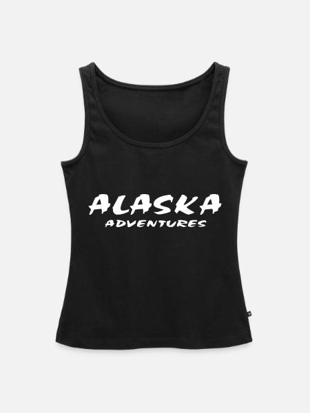 Alaska - Frauen Premium Organic Tank Top - Schwarz