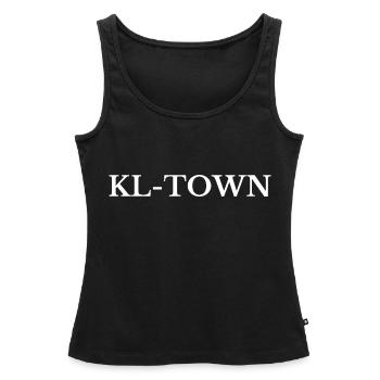 Kaiserslautern KL-Town - Débardeur bio Premium Femme - noir - Devant - AI Model Female 172 light (172cm)