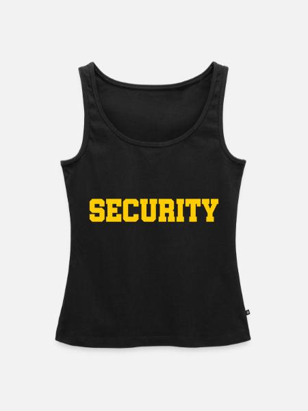 Security - Sicherheitsdienst - Bewachung - Schutz - Frauen Premium Organic Tank Top - Schwarz