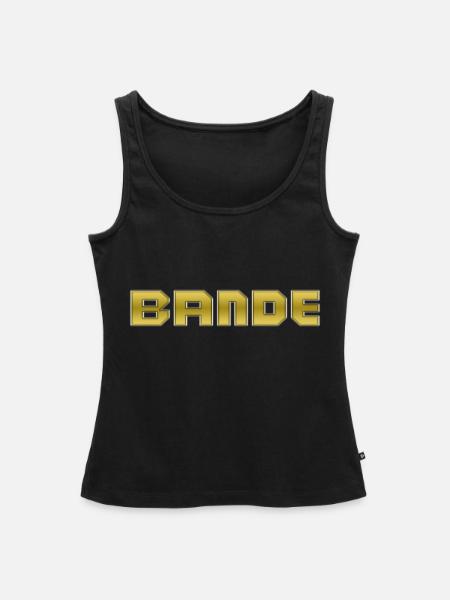 BANDE - Frauen Premium Organic Tank Top - Schwarz