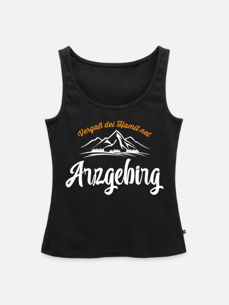 Erzgebirge Heimat - Frauen Premium Organic Tank Top - Schwarz