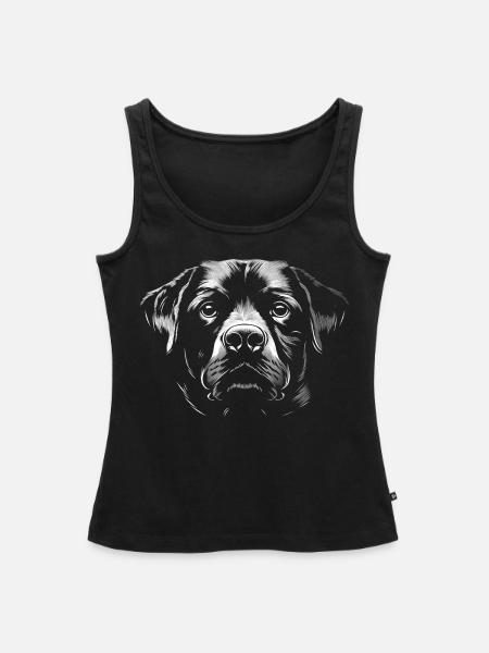 Rottweiler - Hund - Frauen Premium Organic Tank Top - Schwarz