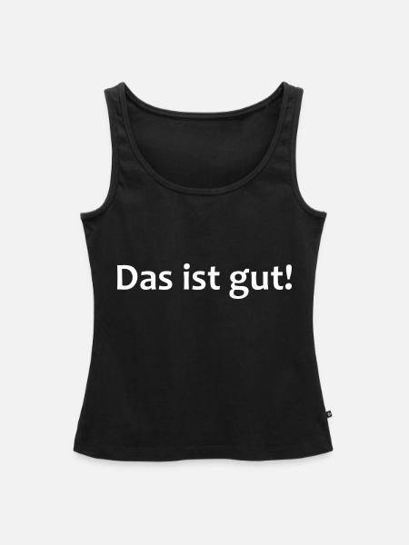 gut - Frauen Premium Organic Tank Top - Schwarz