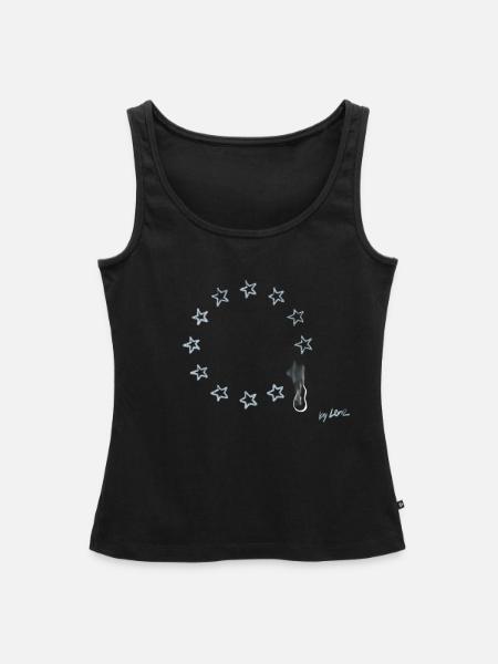 Einheit - Frauen Premium Organic Tank Top - Schwarz