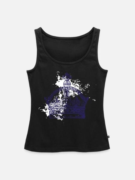 Corona - Frauen Premium Organic Tank Top - Schwarz
