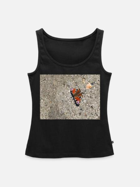 Schmetterlingsliebe - Frauen Premium Organic Tank Top - Schwarz