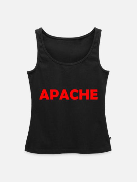 APACHE - Frauen Premium Organic Tank Top - Schwarz