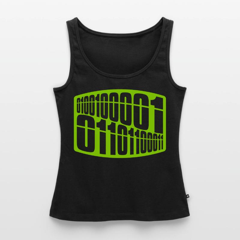 Binary Code Program Language Women’s Premium Organic Tank top