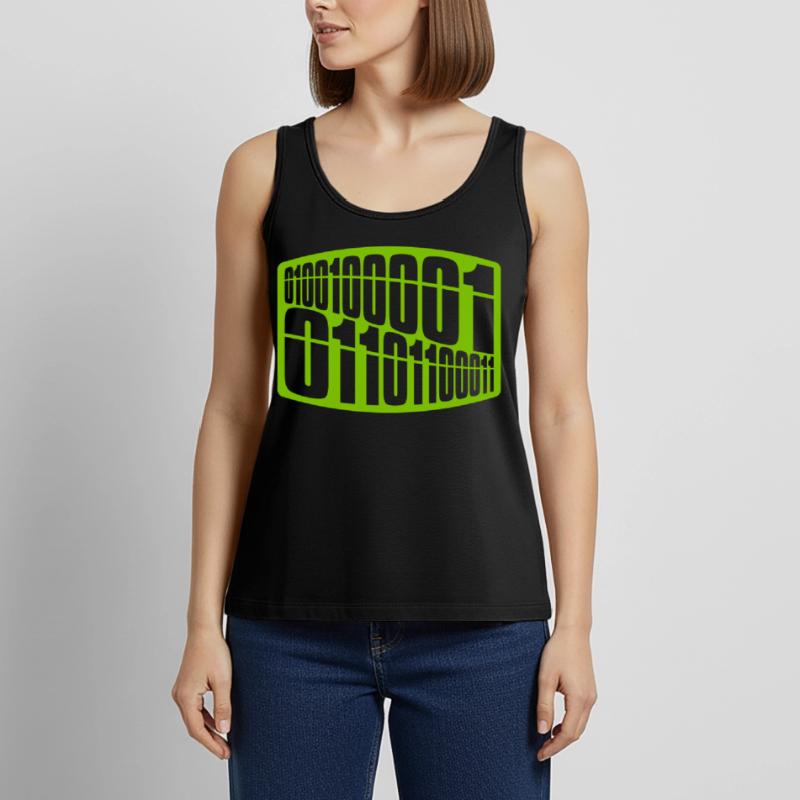 Binary Code Program Language Women’s Premium Organic Tank top