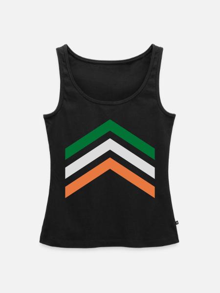 Irland - Frauen Premium Organic Tank Top - Schwarz
